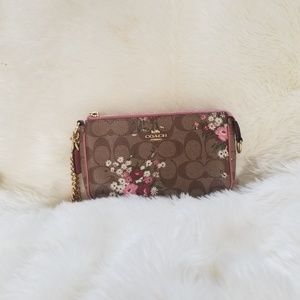 Coach Nolita Floral wristlet